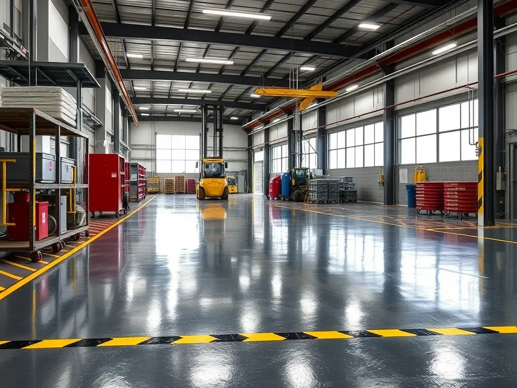 Posadzki żywiczne w obiektach przemysłowych