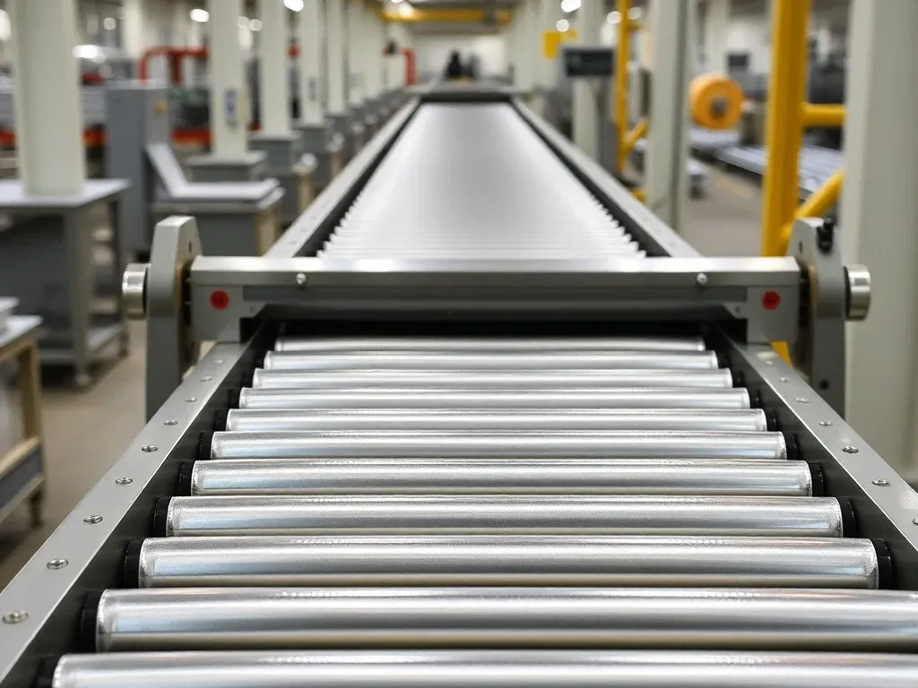 Wydajność przenośników rolkowych
