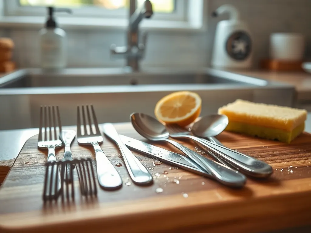 Jak wyczyścić sztućce?