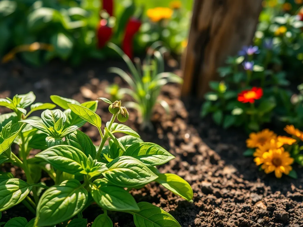 Bazylia obok czego sadzić?