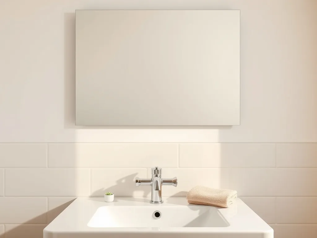 Na jakiej wysokości lustro w łazience?