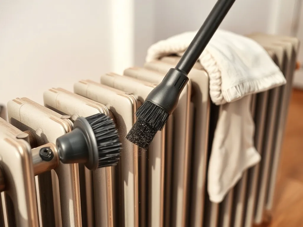 Jak wyczyścić grzejnik z kurzu w środku?
