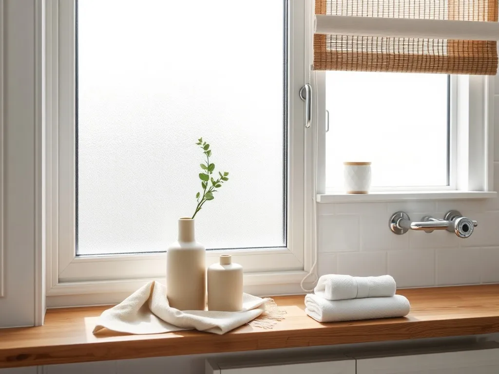 Czym zasłonić okno w łazience? Praktyczne pomysły