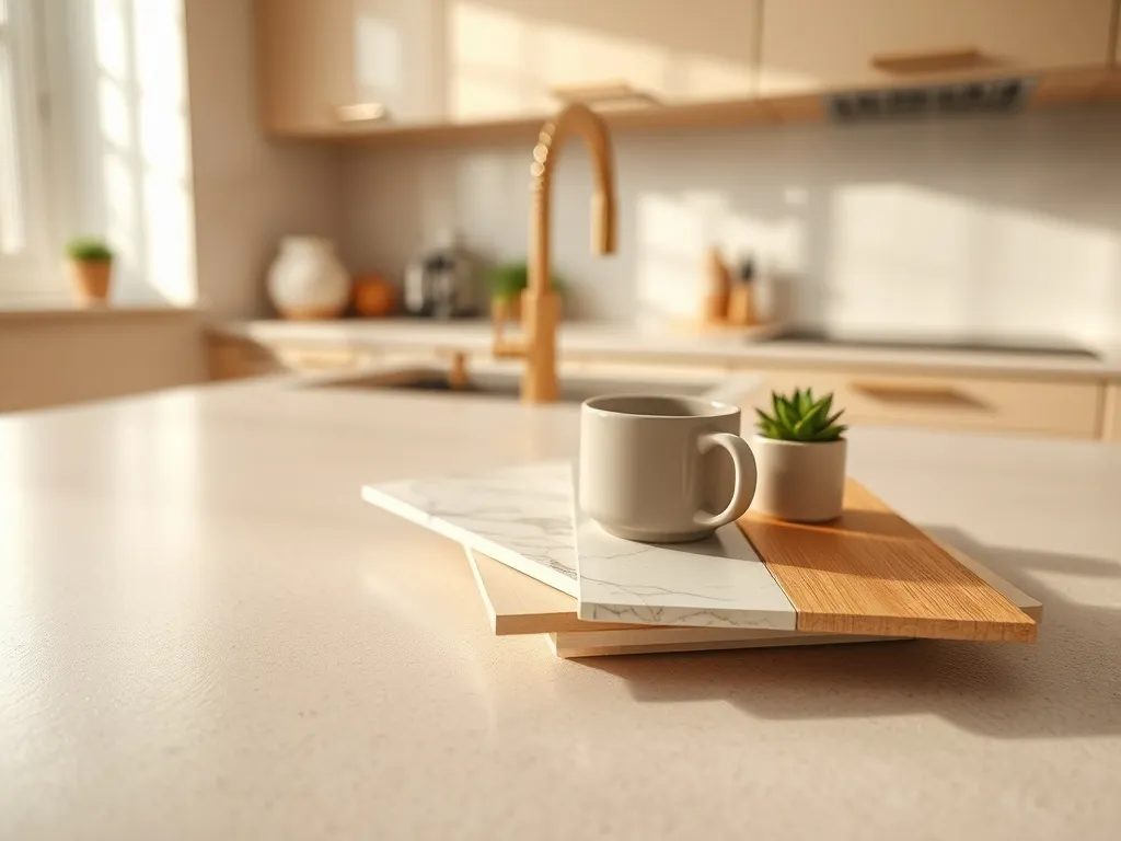 Beżowa kuchnia: jaki blat wybrać?