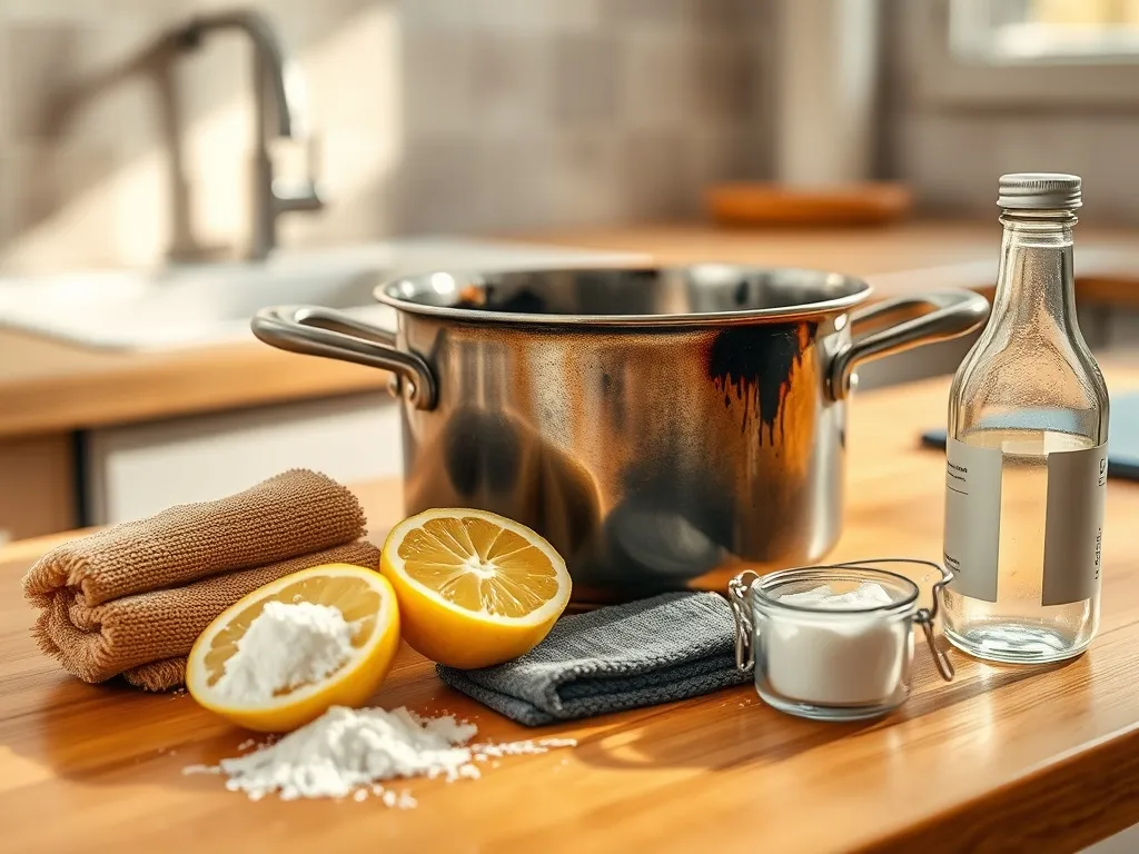 Czym wyczyścić przypalony garnek?