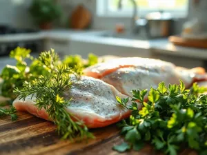 Rozmaryn, tymianek i oregano w terakotowych donicach na słonecznym balkonie. Idealne zioła do uprawy w pełnym słońcu.